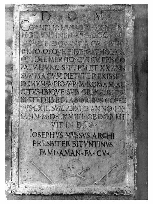 lapide - ambito bitontino (sec. XVI)