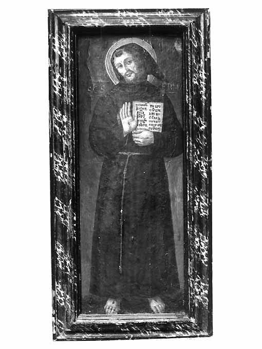 San Francesco d'Assisi (dipinto, opera isolata) - ambito bitontino (secc. XIV/ XVIII)