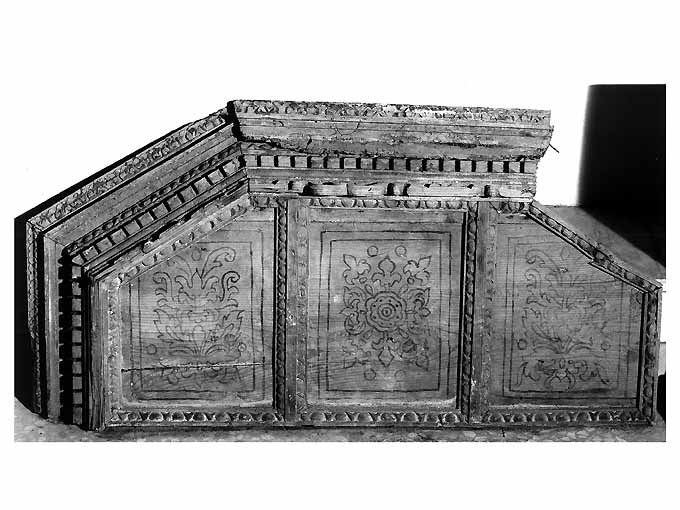 pulpito, frammento - bottega pugliese (sec. XVI)