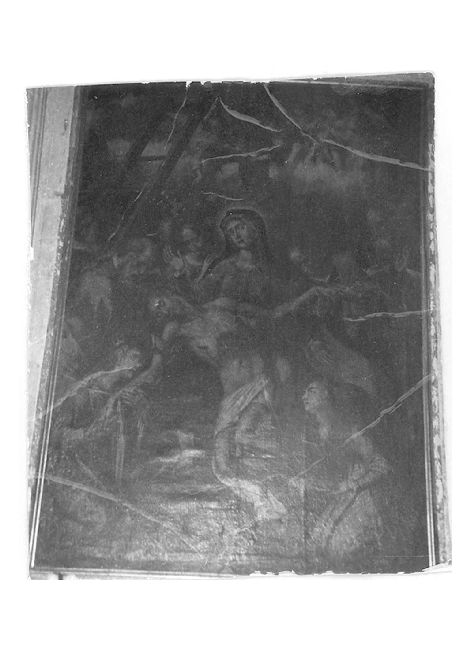Deposizione (dipinto) di Oppido Giovanni Donato (attribuito) (sec. XVII)