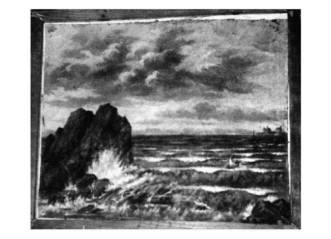 Marina, paesaggio marino (dipinto) di Spinelli Francesco (sec. XIX)