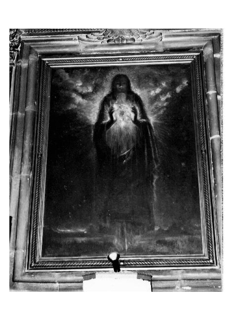 Sacro Cuore di Gesù (dipinto) di Spinelli Gaetano (sec. XX)
