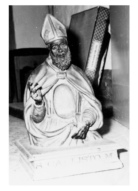 San Callisto martire (reliquiario - a busto) - ambito pugliese (sec. XVII)