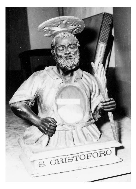 San Cristoforo (reliquiario - a busto) - ambito pugliese (sec. XVII)