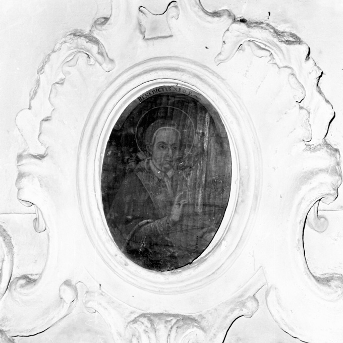 ritratto di papa Benedetto XI (dipinto) - ambito pugliese (sec. XVIII)