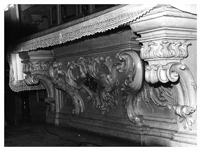 altare maggiore - ambito pugliese (secc. XVIII/ XIX)