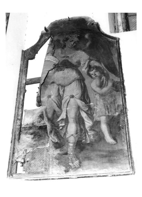 Tobia e San Raffaele arcangelo (dipinto) di Rosa Carlo (attribuito) (sec. XVII)