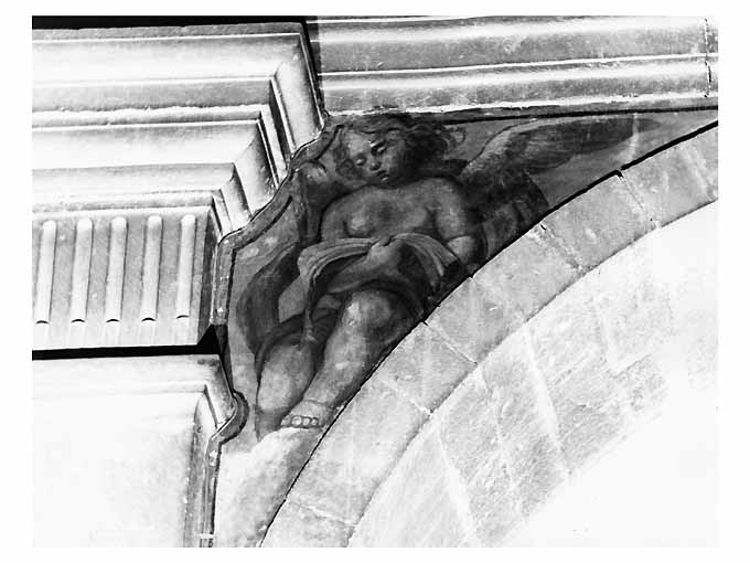 Angelo che legge (dipinto) di Rosa Carlo (scuola) (sec. XVII)