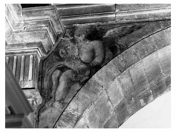 Angelo che suona una viola (dipinto) di Rosa Carlo (scuola) (sec. XVII)