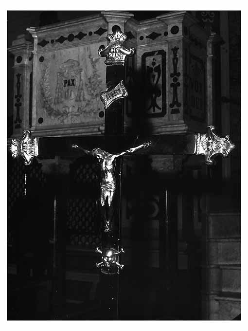 Cristo crocifisso (croce penitenziale) - ambito Italia meridionale (sec. XIX)