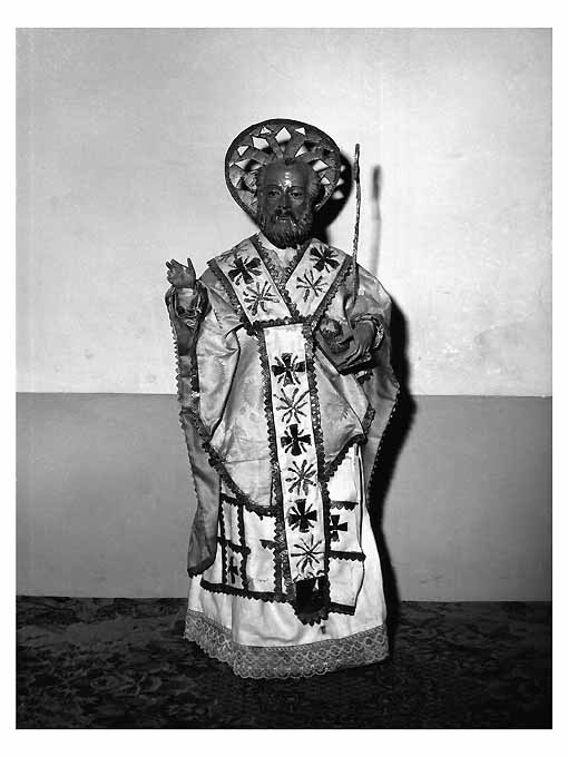 San Nicola di Bari (statua) - ambito bitontino (sec. XIX)