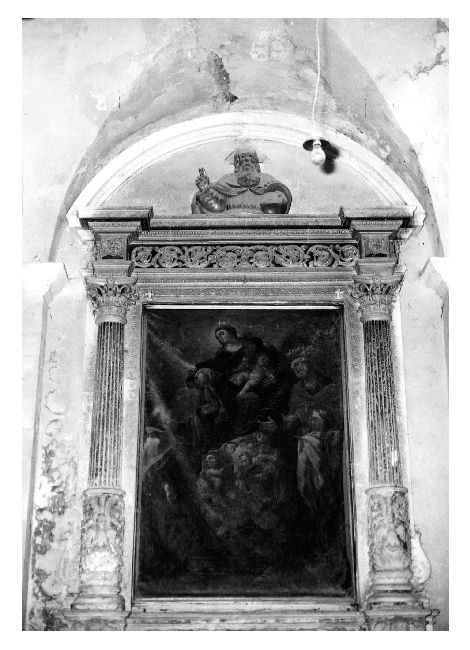 Madonna del Carmelo (dipinto) di Miglionico Andrea (fine sec. XVII)