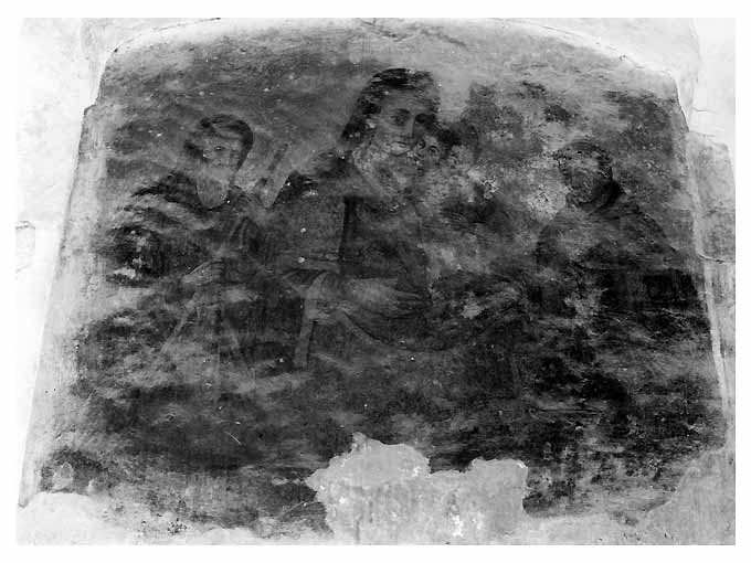 Madonna con Bambino tra San Francesco d'Assisi e Sant'Antonio da Padova (dipinto) - ambito bitontino (secc. XVI/ XVIII)