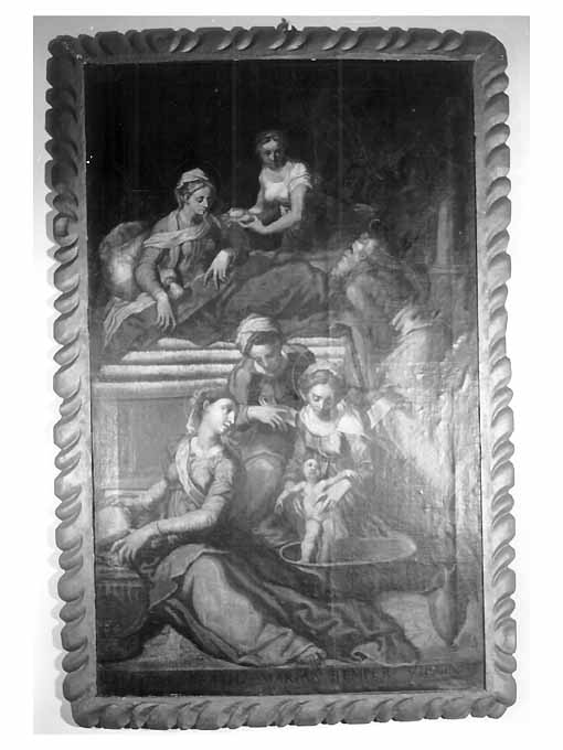 nascita di Maria Vergine (dipinto) - ambito bitontino (sec. XVII)