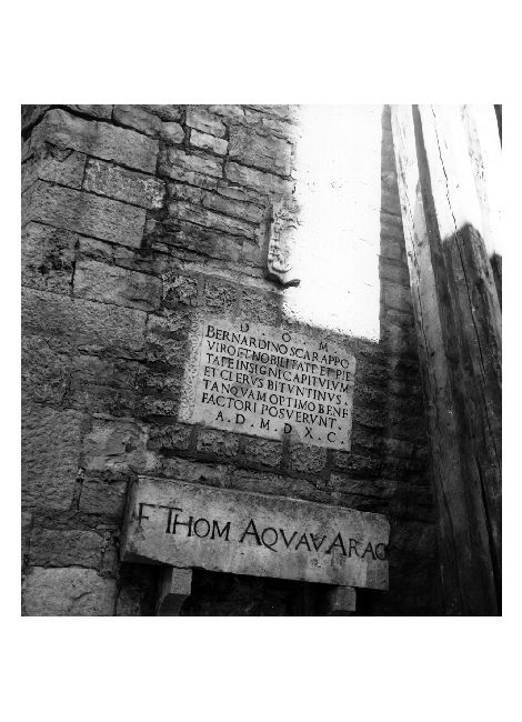 lapide - ambito bitontino (sec. XVI)