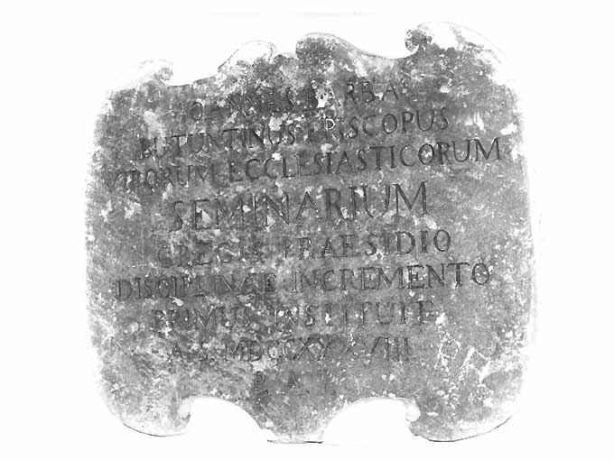 lapide - ambito bitontino (sec. XVIII)