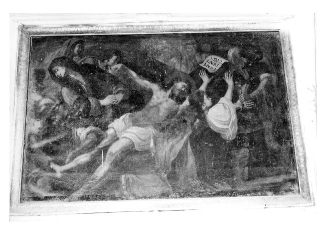 Cristo deposto dalla croce (dipinto) - ambito pugliese (fine sec. XVII)