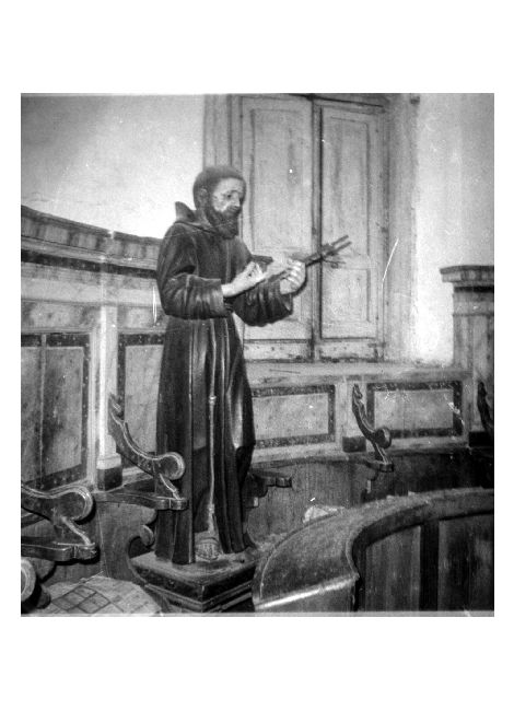 San Francesco d'Assisi (statua) - ambito Italia meridionale (sec. XVIII)