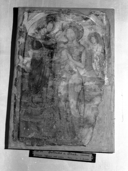 battesimo di Cristo (dipinto) - ambito Italia meridionale (sec. XIV)