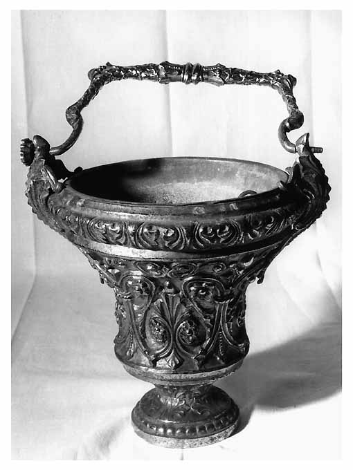 secchiello per l'acqua benedetta - ambito Italia meridionale (secc. XIX/ XX)