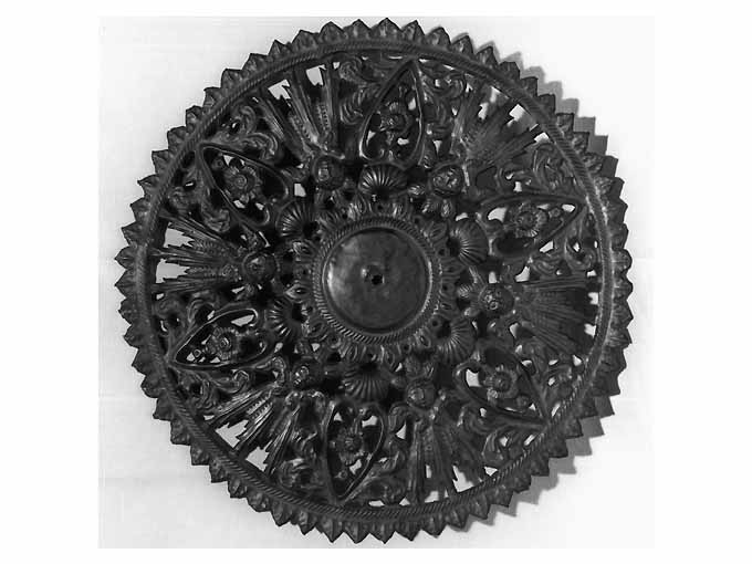 aureola di statua - ambito Italia meridionale (secc. XIX/ XX)