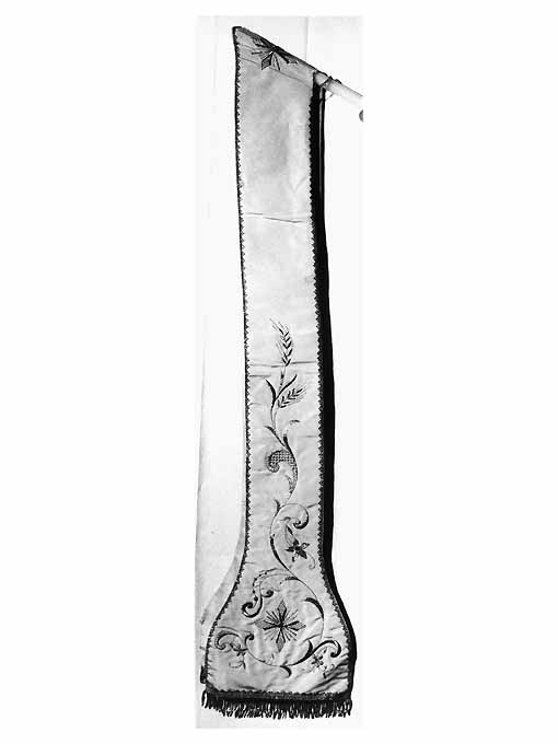 stola - manifattura monastica (secc. XIX/ XX)