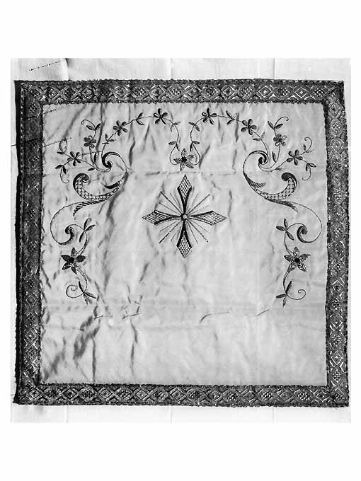 velo di calice - manifattura monastica (secc. XIX/ XX)