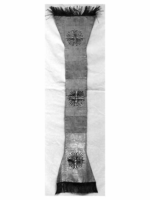 croce di Avellana (manipolo) - manifattura Italia meridionale (secc. XIX/ XX)