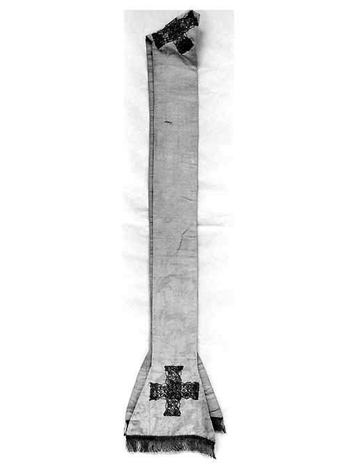 stola - manifattura Italia meridionale (ultimo quarto sec. XIX)