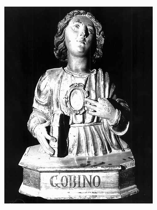San Gobino (reliquiario - a busto) - ambito pugliese (metà sec. XVII)