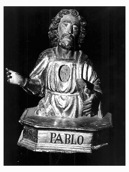 San Pablo (reliquiario - a busto) - ambito Italia meridionale (metà sec. XVII)