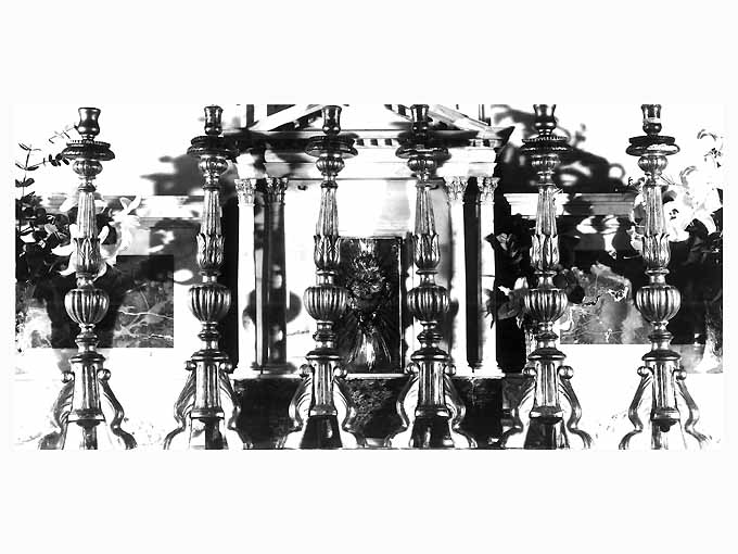 candeliere, serie - ambito pugliese (seconda metà sec. XIX)