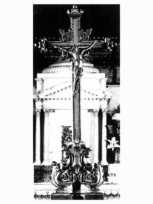 croce d'altare - ambito pugliese (prima metà sec. XIX)