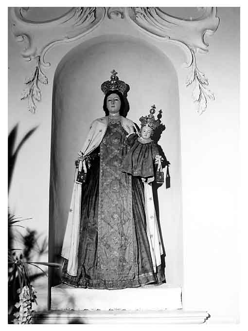 Madonna del Carmine, Madonna con Bambino (statua) - ambito pugliese (sec. XIX)