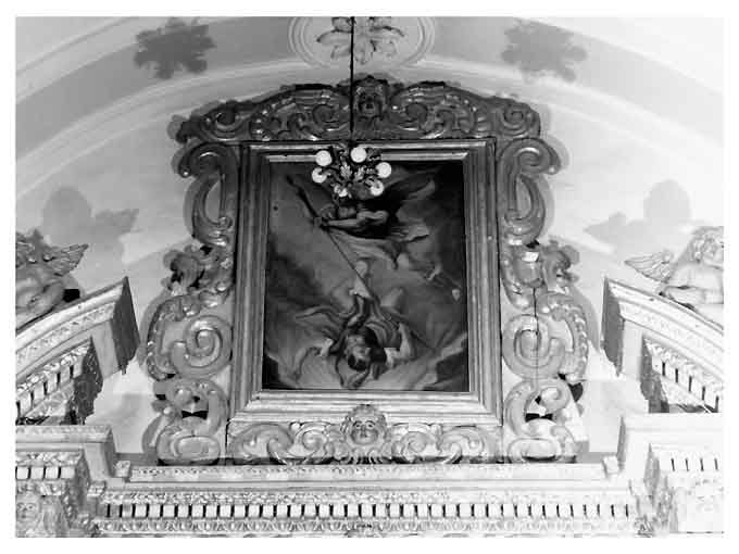 San Michele Arcangelo combatte Satana (dipinto) - ambito pugliese (secc. XVIII/ XIX)