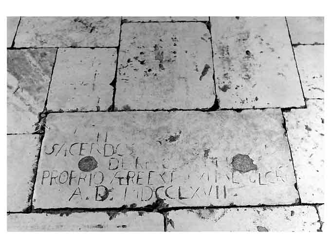 lapide - ambito pugliese (sec. XVIII)