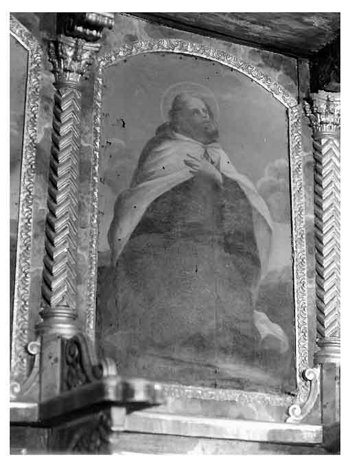 figura di santo carmelitano (dipinto) - ambito pugliese (sec. XVIII)