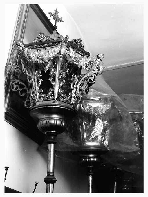 lanterna processionale, serie - ambito napoletano (sec. XIX)