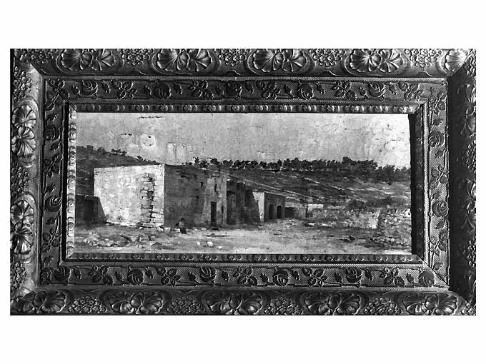 veduta di campagna a Massafra (dipinto) di Tomaselli Alfio (sec. XX)