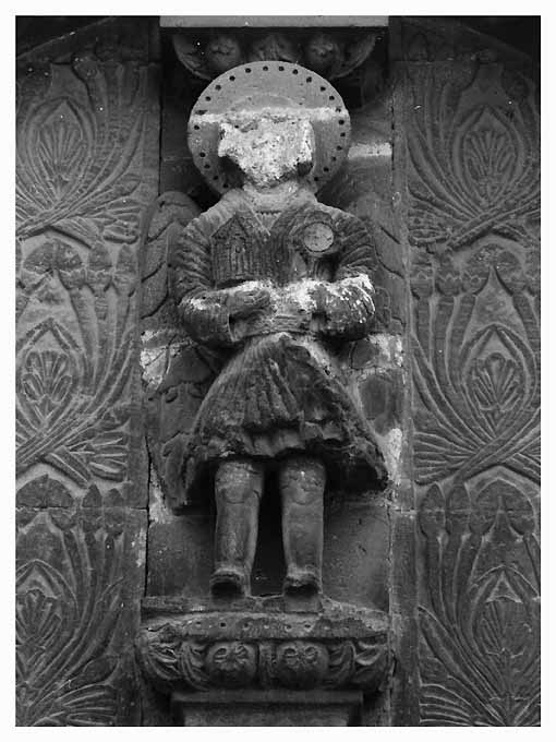 Santo (rilievo) - ambito pugliese (sec. XIII)