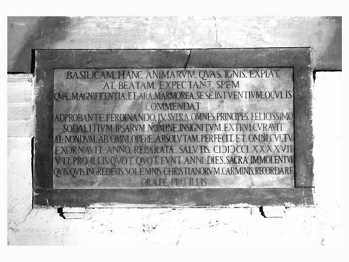 lapide - ambito pugliese (sec. XVIII)