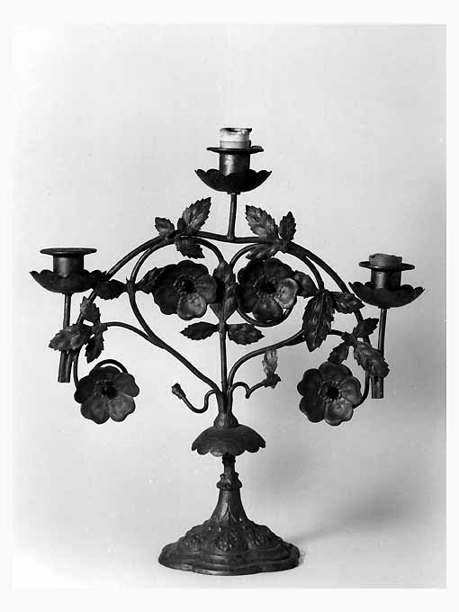 candeliere - ambito pugliese (primo quarto sec. XX)