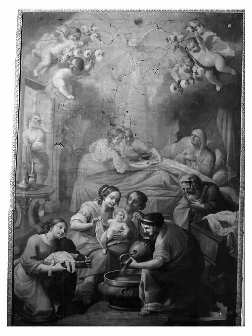 nascita di Maria Vergine (dipinto) di Tatulli Samuele (attribuito) (inizio sec. XIX)