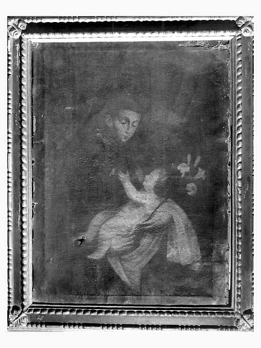 Sant'Antonio da Padova con il bambino (dipinto) - ambito Italia meridionale (secc. XVII/ XVIII)