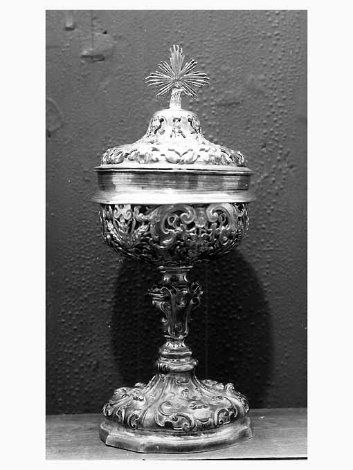 pisside - ambito napoletano (secc. XVII/ XVIII)