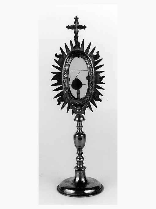 reliquiario - a ostensorio - ambito napoletano (secc. XVI/ XVII)