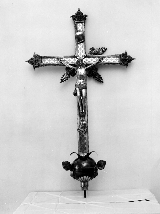 croce processionale - ambito napoletano (sec. XVIII)