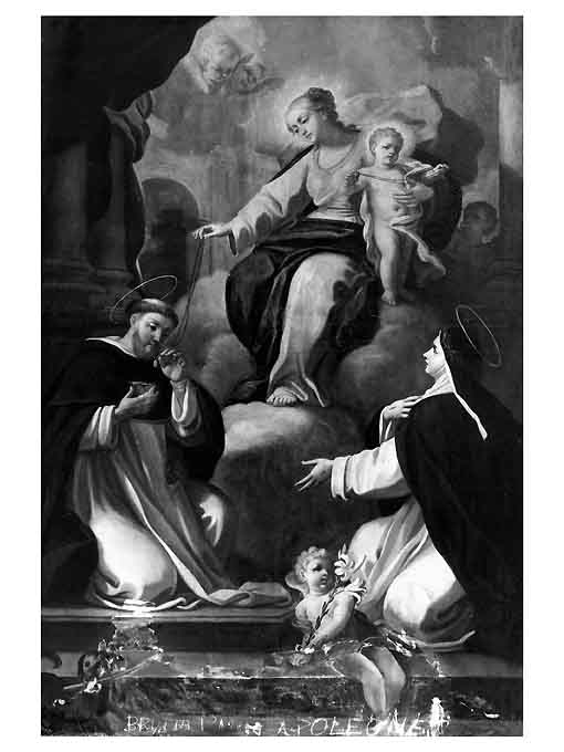 Madonna del Rosario (dipinto) - ambito Italia meridionale (sec. XVIII)