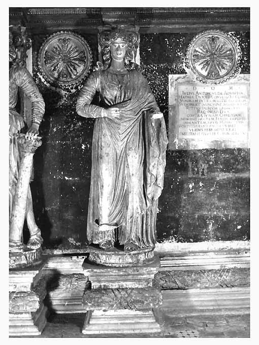 Allegoria della Prudenza (statua) di Nuzzo Barba di Galatina (sec. XVI)