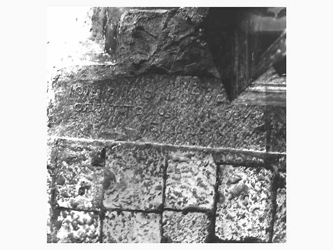 lapide - ambito Italia meridionale (prima metà sec. XVII)